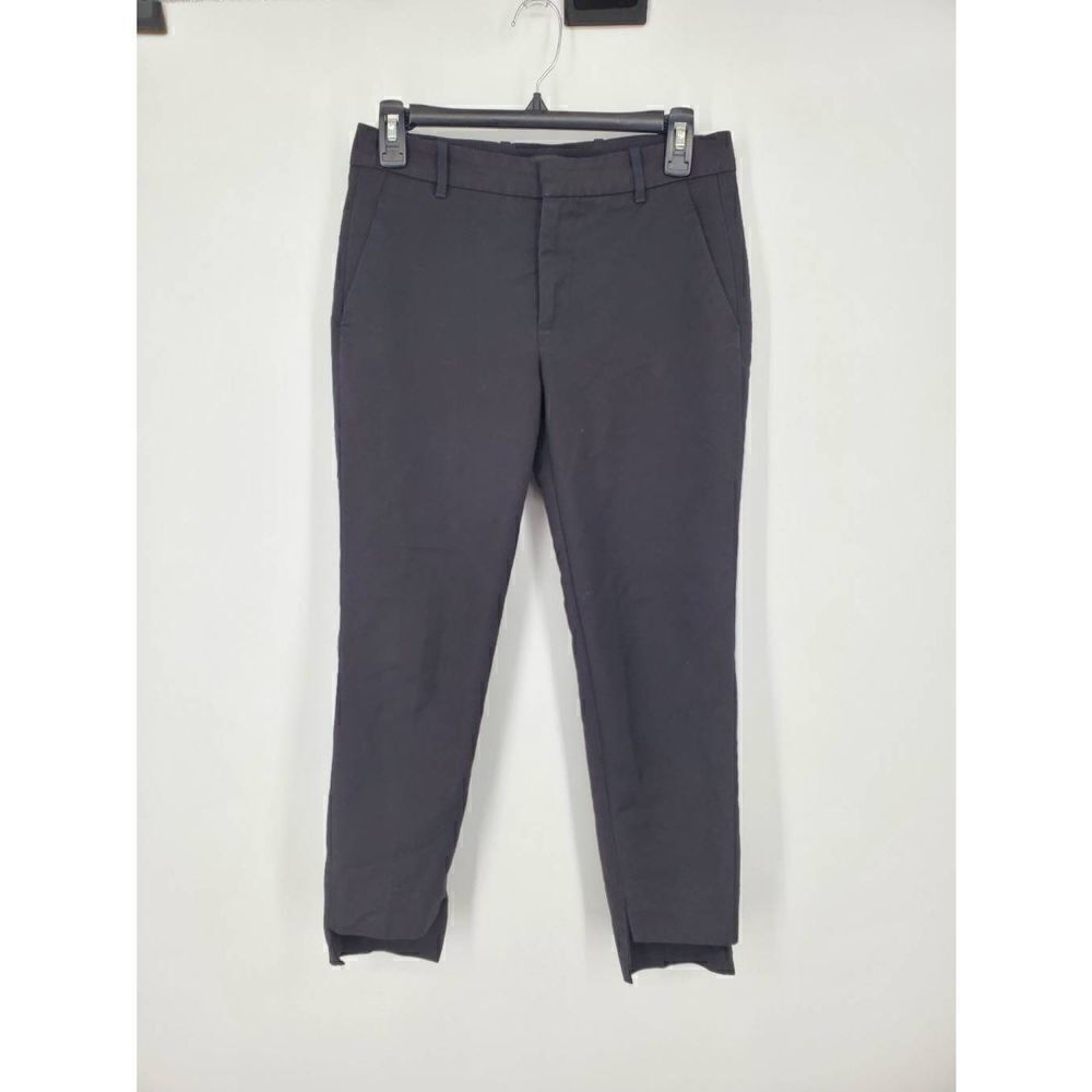 Zara Woman Black High Low‎ Hem Cropped Dress Pants Size 2